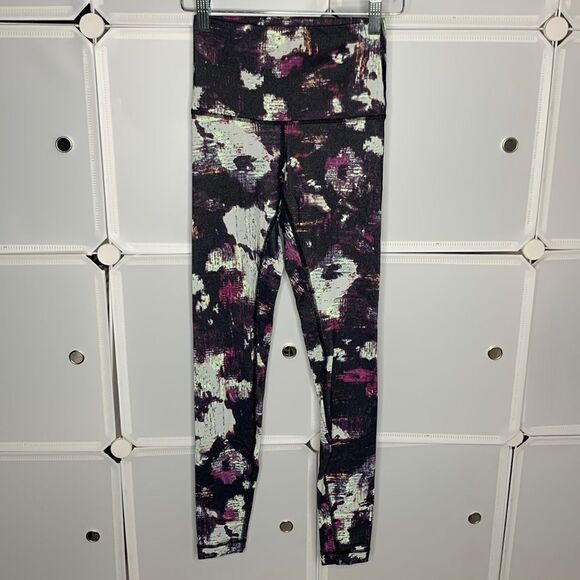 Lululemon Wunder Under Pant (Hi-Rise) Kara Blossom Multi Size 4 - Picture 2 of 12